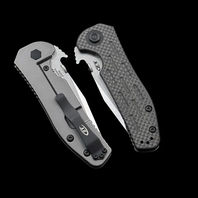 ZT 0620CF Emerson Tanto Carbon Fiber Bearing Folding Knife