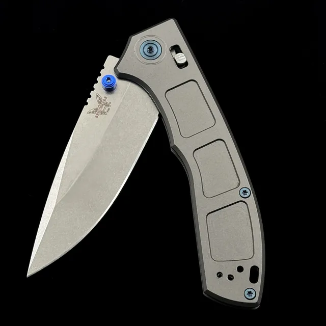 BM 748 Narrows  Titanium M390 Blade  AXIS Folding Knife