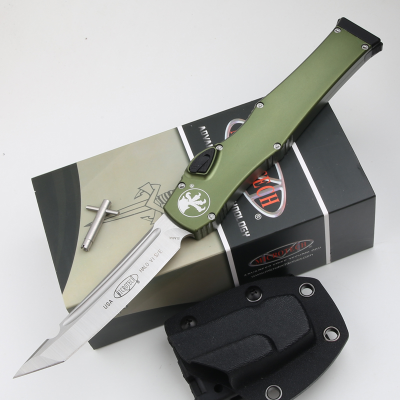 MT 150-10 HALO V 6 Transparent handle  OTF knife