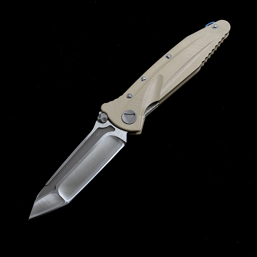MT Delta Titanium Handle D2 Blade Ceramic Bearings Pocket Survival EDC Tool Camping Hunting Utility Outdoor Folding Knife