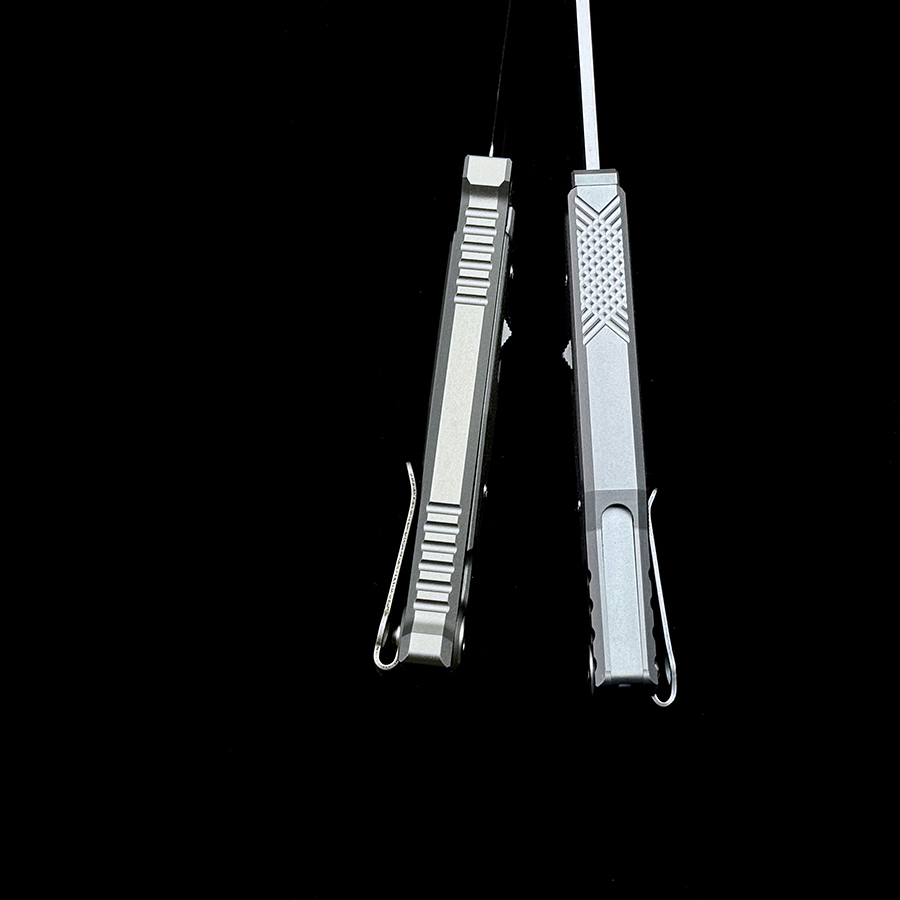 REATE Gravity Knife D2 Aluminium + G10 Handle Tactical Fishing Pocket Camping Hunt Outdoor EDC Utility Folding Tool