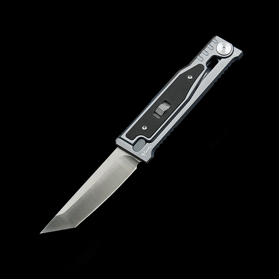 REATE Gravity Knife D2 Aluminium + G10 Handle Tactical Fishing Pocket Camping Hunt Outdoor EDC Utility Folding Tool