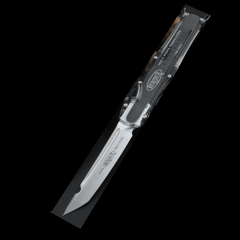 MT 150-10 HALO V 6 Transparent handle  OTF knife