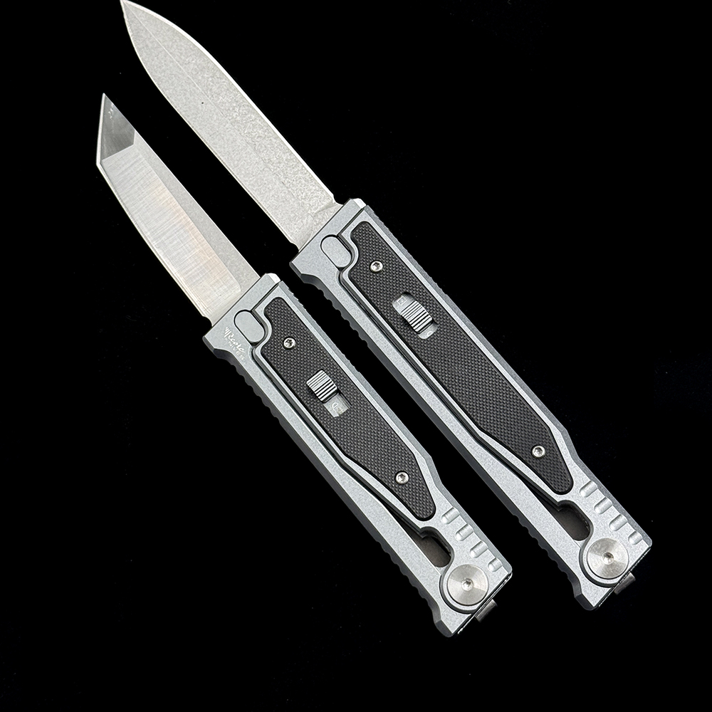 REATE Plus Gravity Double Blade Knife D2 Aluminum+G10 Handle