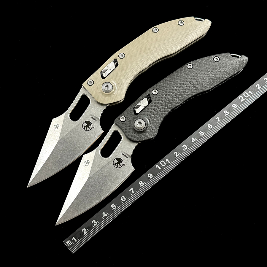 MT RAM-LOK Manual True Carbon Fiber/G10 Ball Bearing  KNIFE