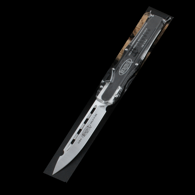 MT 150-10 HALO V 6 Transparent handle  OTF knife