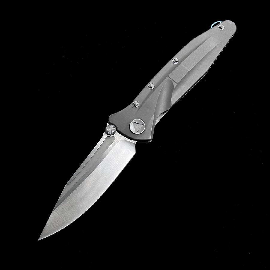 MT Delta Titanium Handle D2 Blade Ceramic Bearings Pocket Survival EDC Tool Camping Hunting Utility Outdoor Folding Knife