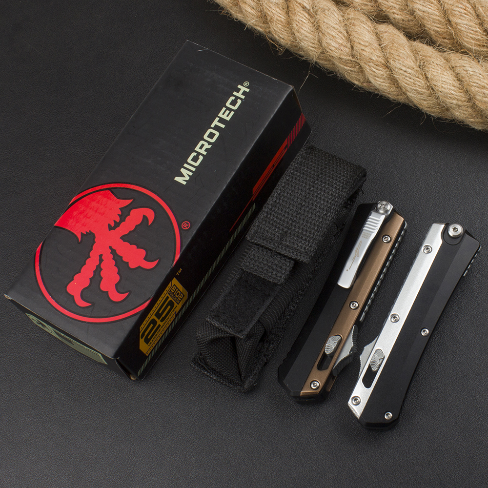 MINI GLYKON Aluminium alloy/G10 handle M390 Automatic knife