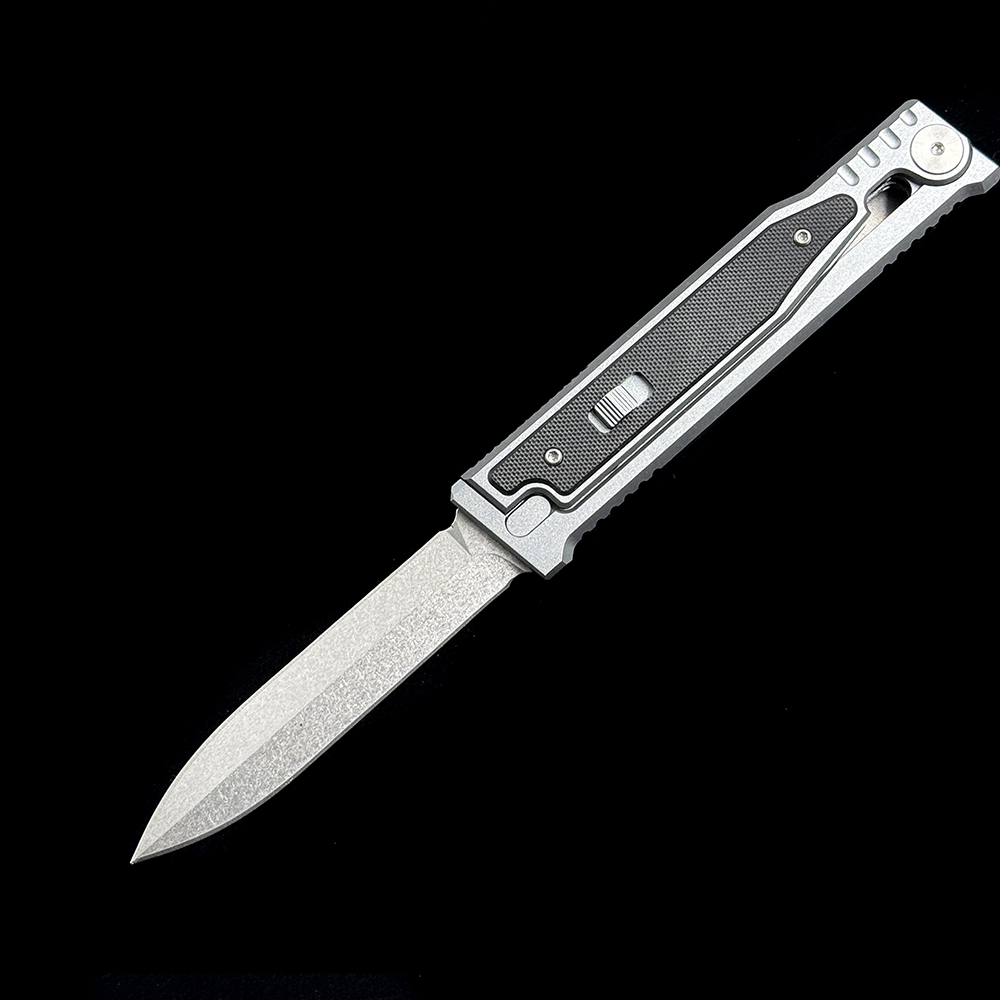 REATE Plus Gravity Double Blade Knife D2 Aluminum+G10 Handle
