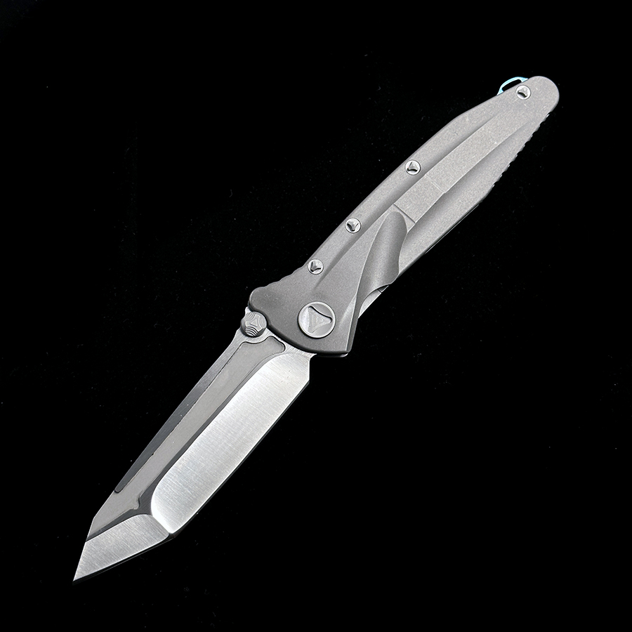 MT Delta Titanium Handle D2 Blade Ceramic Bearings Pocket Survival EDC Tool Camping Hunting Utility Outdoor Folding Knife