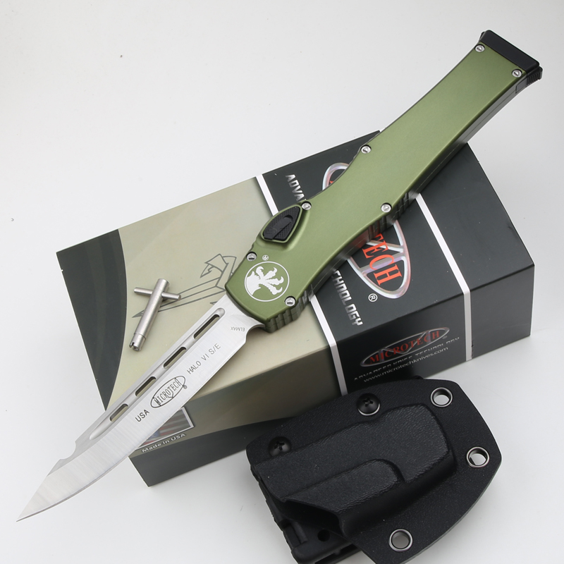 MT 150-10 HALO V 6 Transparent handle  OTF knife
