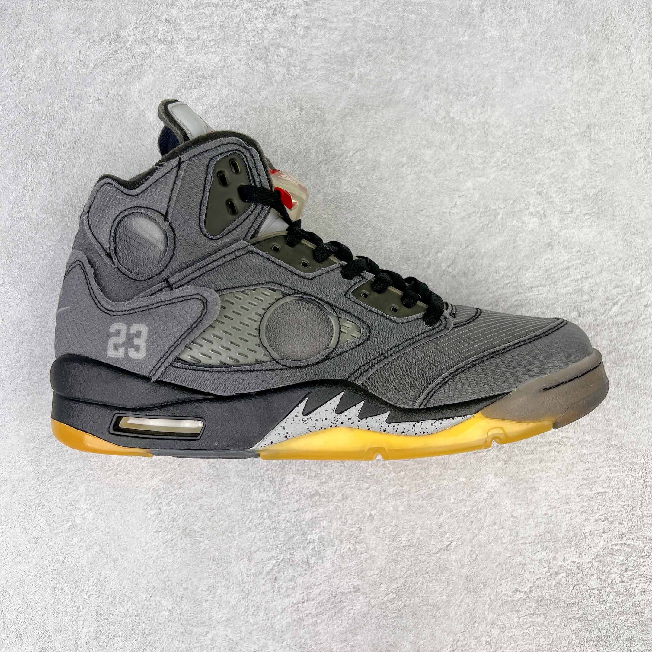 Off-White x Air Jordan 5 Black CT8480-001