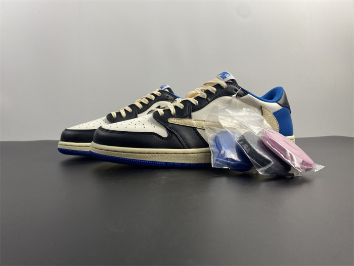 Fragment Design x Travis Scott x Air Jordan 1 Retro Low DM7866-140