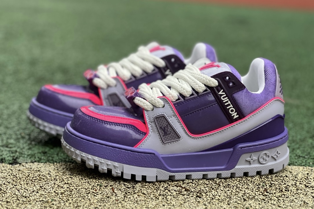 LV TRAINER MAXI Purple pink