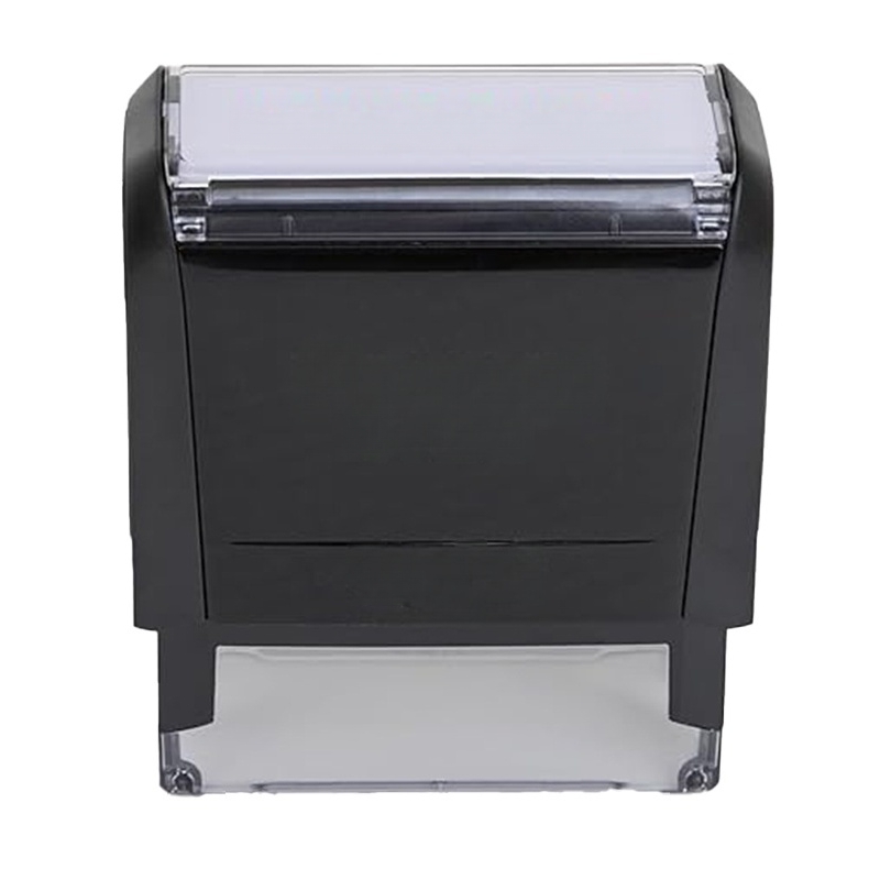 Self Inking 1 Line Custom Stamp - Personalized Name Stamp for Office, Teacher, Address & Business Labpel Stamp - Choose Font, Ink Color, Pad, for Personal & Professional Use - Small