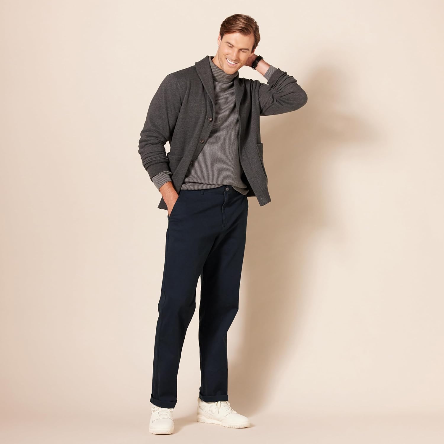 Men's Athletic-Fit Casual Stretch Chino Pant (Available in Big & Tall)