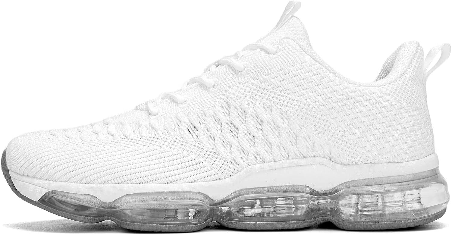 Mens Air Cushion Running Shoes Fashion Casual Walking Tennis Sneakers Non Slip Breathable Trail Sport Gym