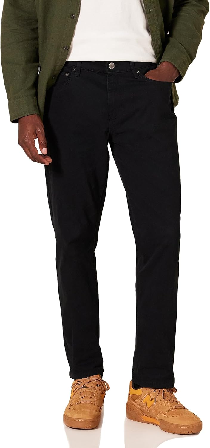 Men's Athletic-Fit Pants, 5-Pocket Stretch Twill Work, Big & Tall