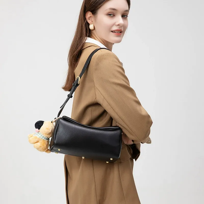 Kalidorexis Structured Top Handle Crossbody Bag