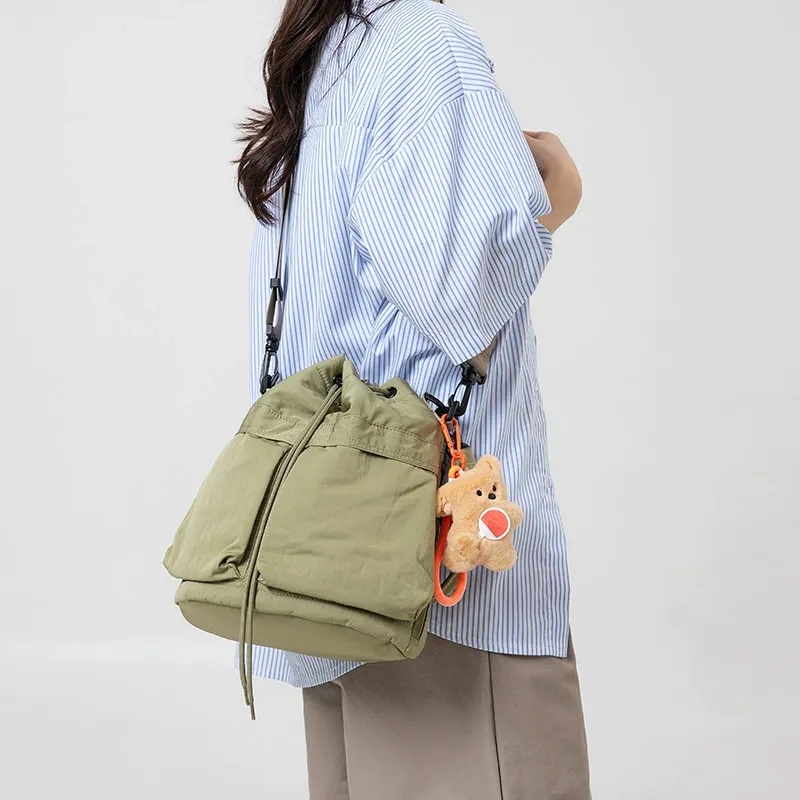 Kalidorexis Casual Drawstring Bucket Bag