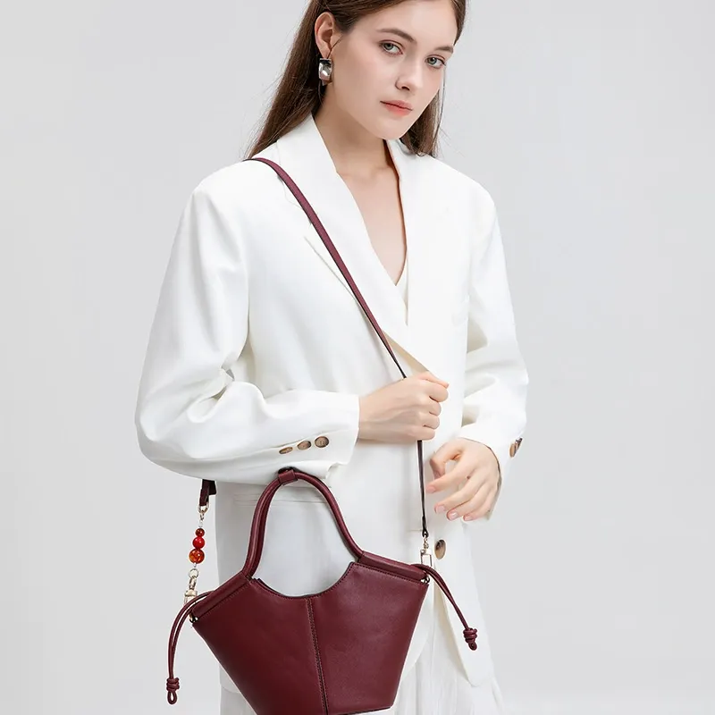 Kalidorexis Structured Leather Mini Tote