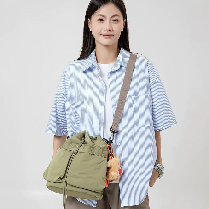 Kalidorexis Casual Drawstring Bucket Bag