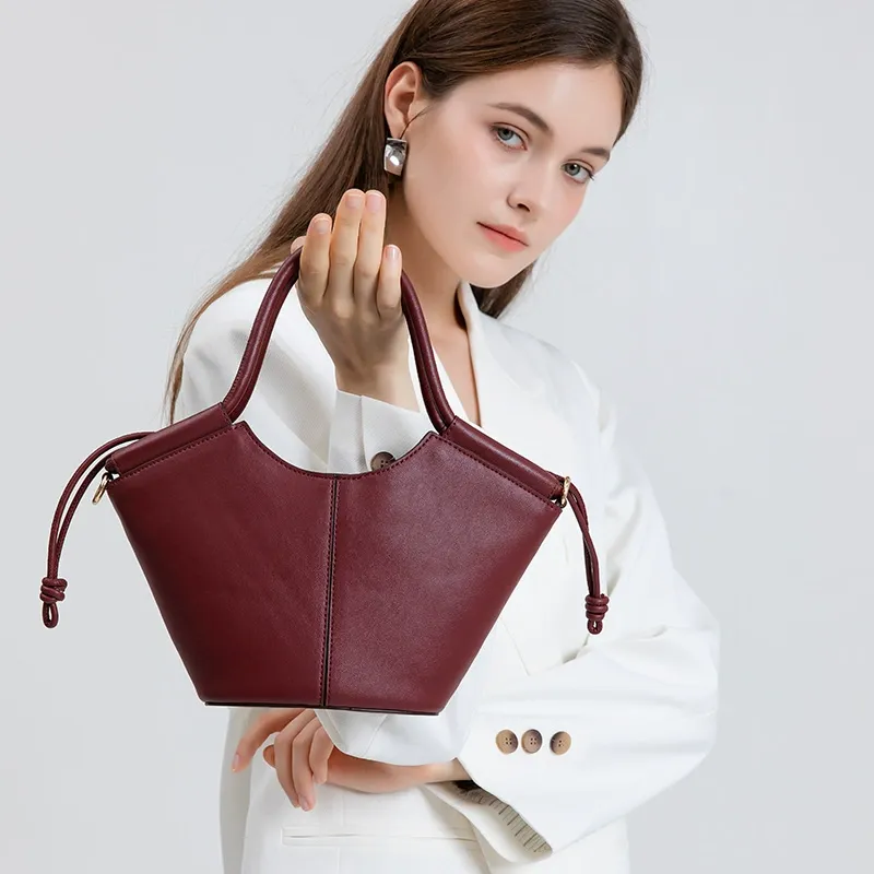 Kalidorexis Structured Leather Mini Tote