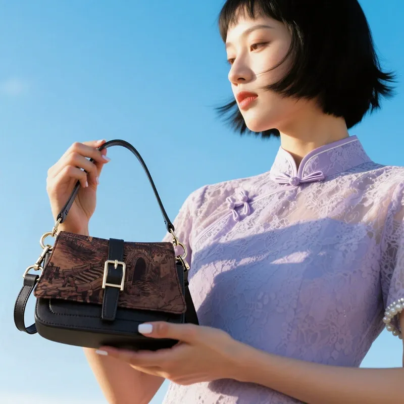 Kalidorexis Structured Mini Top Handle Bag