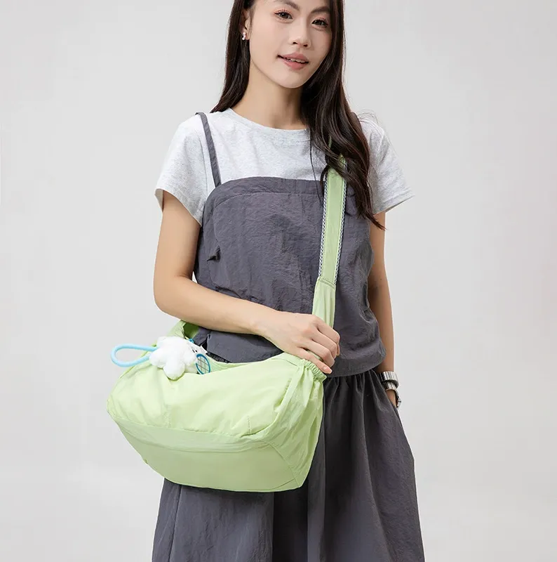 Kalidorexis Lightweight Nylon Mini Hobo Sling Bag