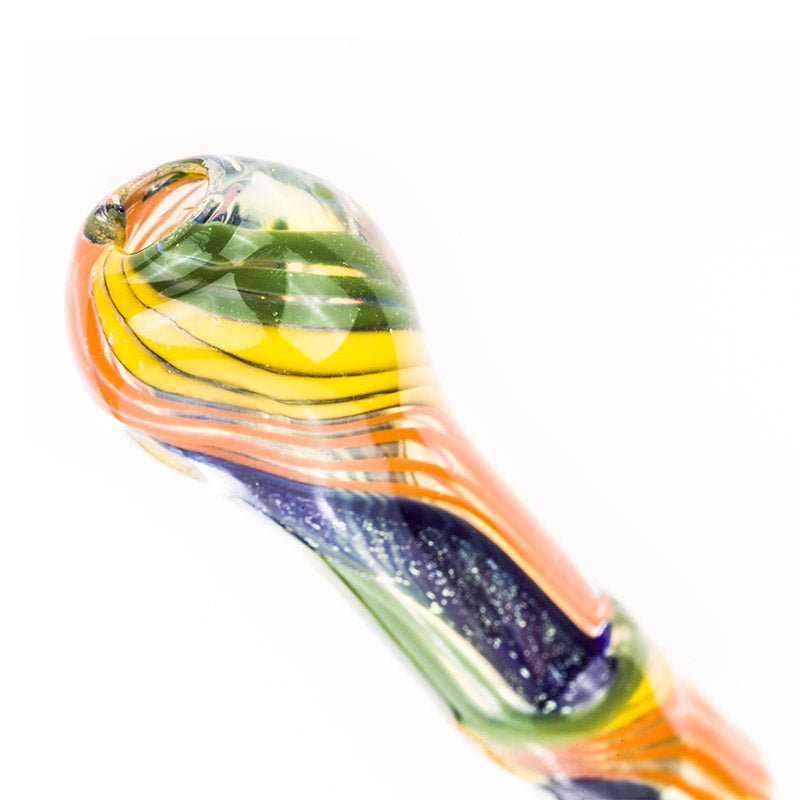 Spiral One Hitter Glass Pipe - PuffingBird