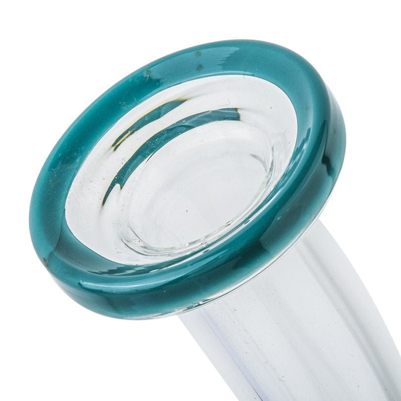 9.4″ Slitted Perc Dab Rig With Blue Ball Inside