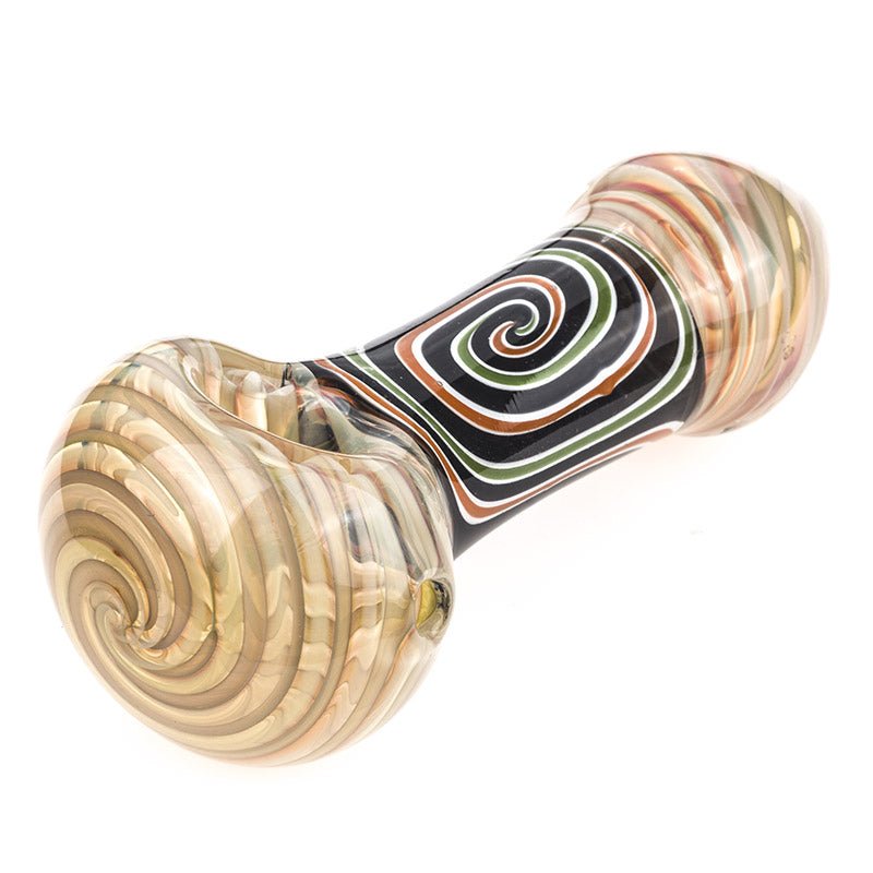 Swirl Patent Glass Spoon Pipe