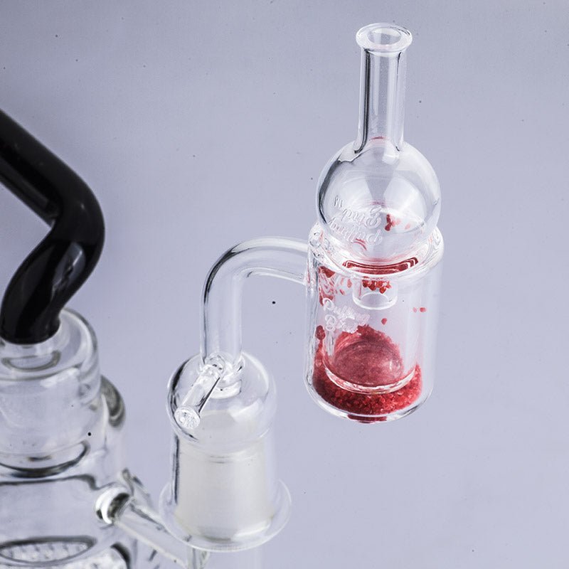 18mm Female Thermochromic Quartz Banger For Enails (Red)