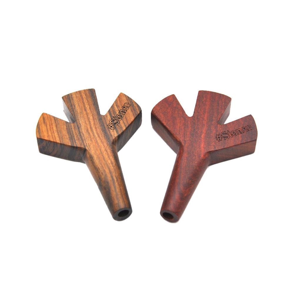 Triple Hole Joint Holder Wood Pipe