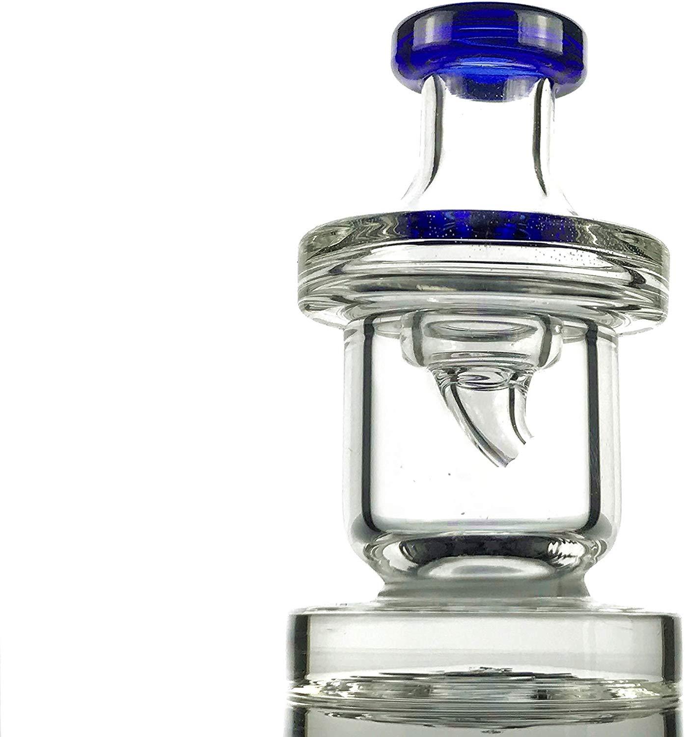 Clear Large Directional Snorkel Carb Cap (Cap Stand+Cap)