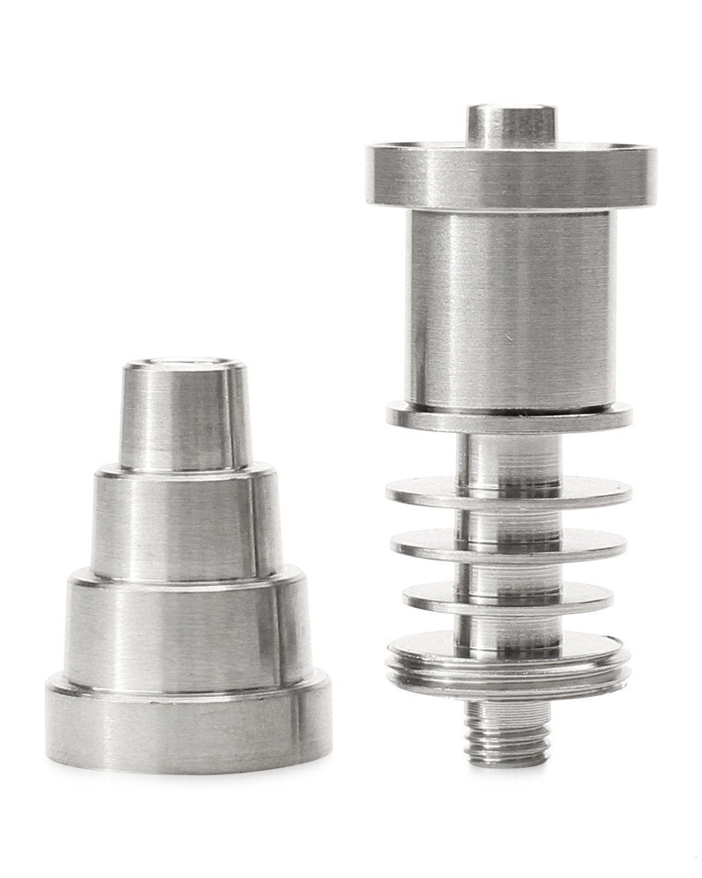 Titanium 16mm/20mm E-Nail Compatible 6-in-1 Universal Domeless Nail/Banger