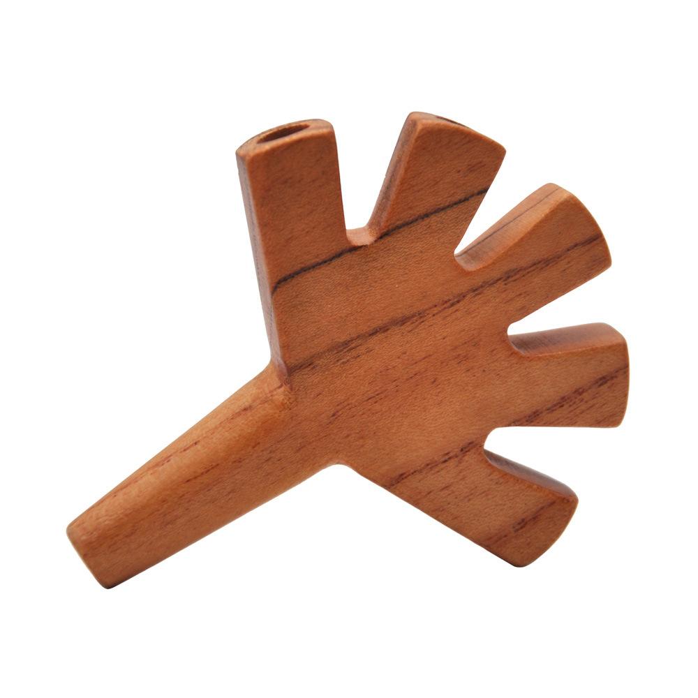 Five Hole Joint Holder Wood Pipe