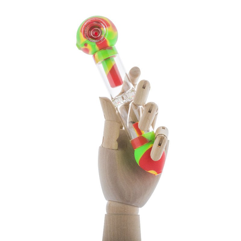 Silicone Honeycomb Perc Pipe (Random Color)