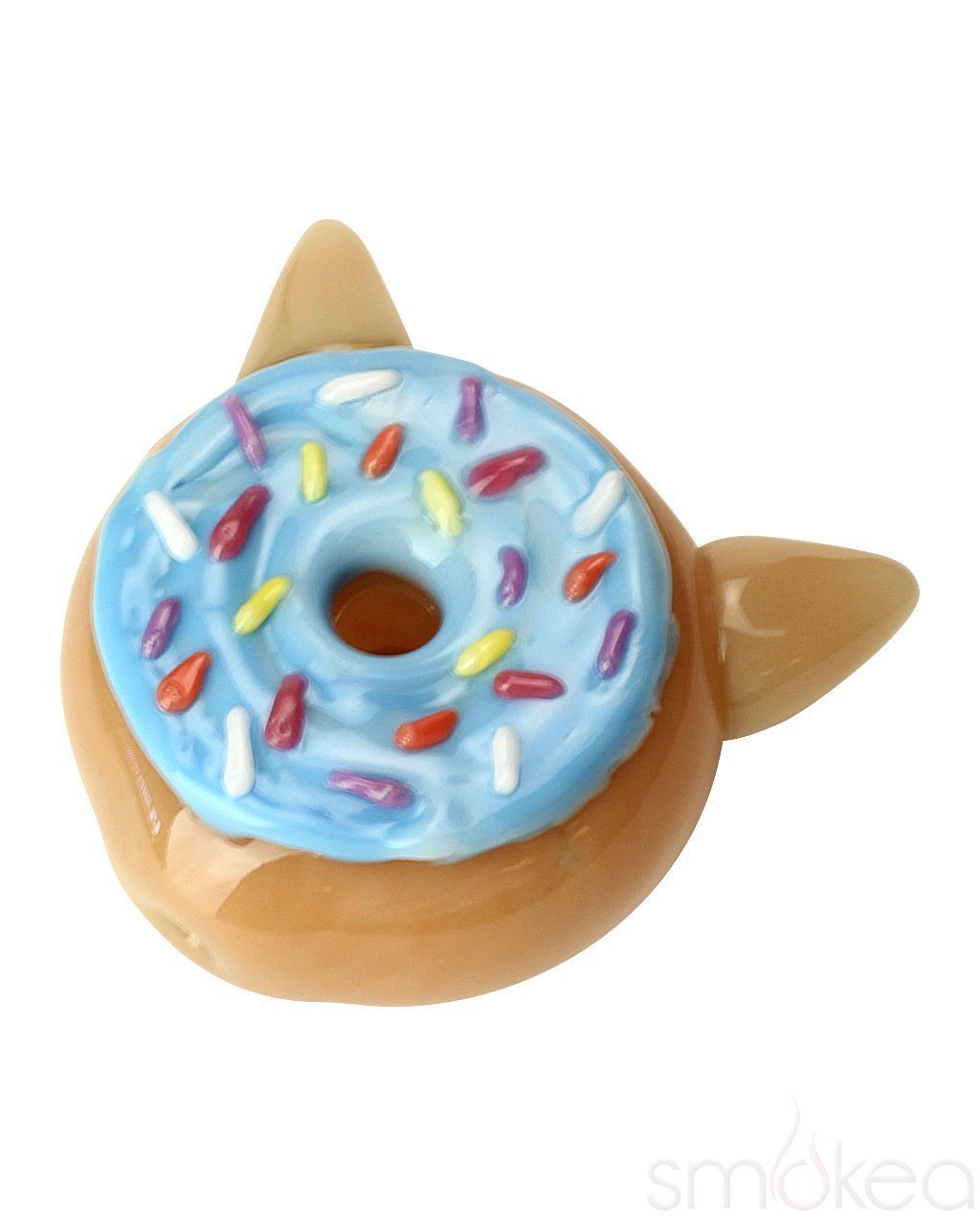 Empire Glassworks Glazed Kitty Donut Hand Pipe