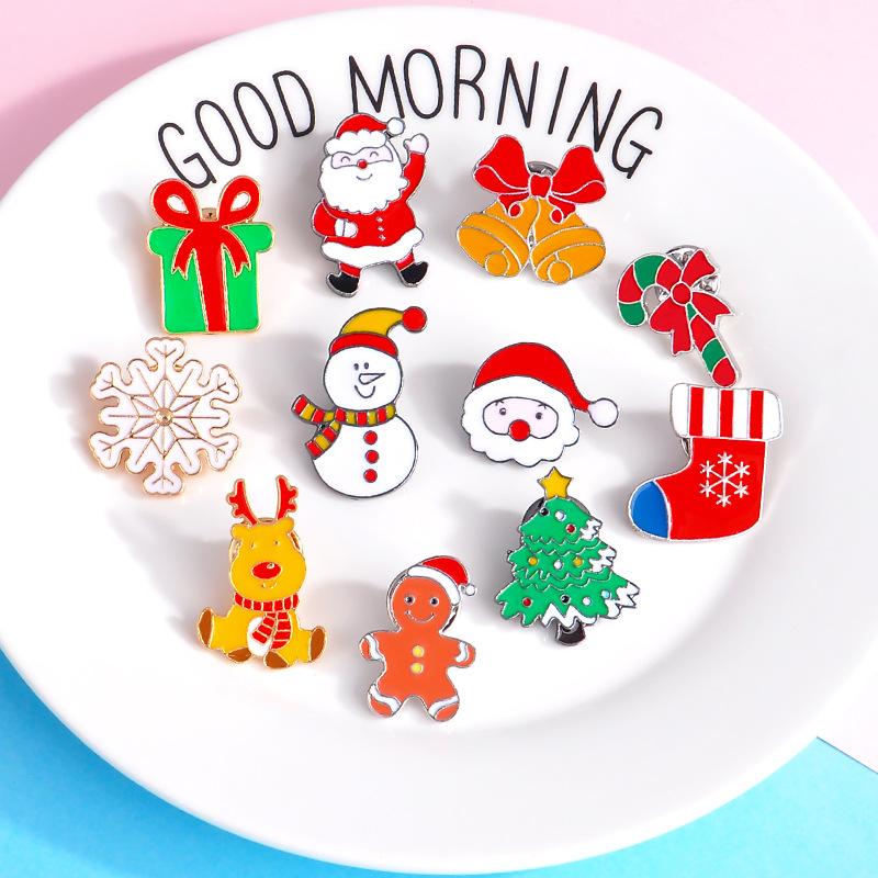 Christmas Cartoon Enamel Pin