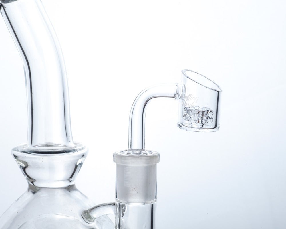 Puffing Bird™ Diamond Knot Quartz Banger