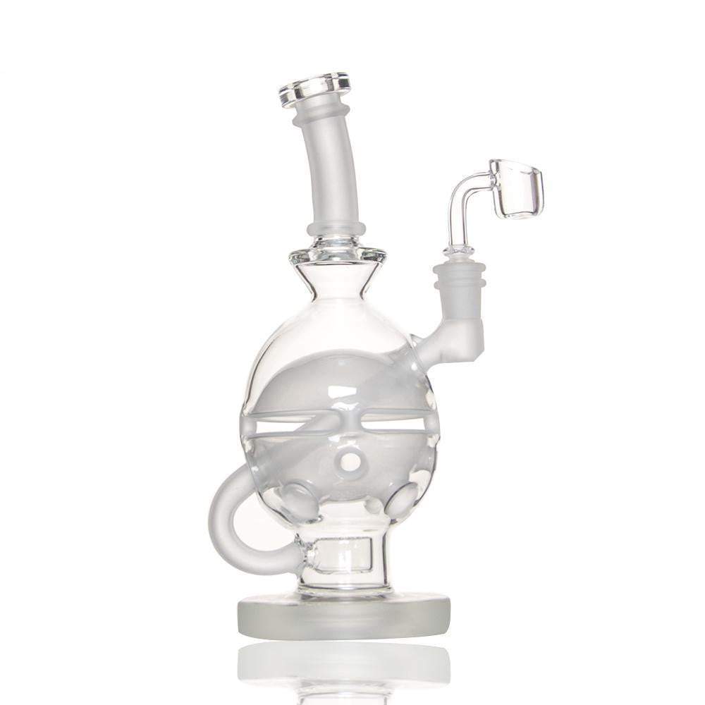 9 inch Fabsphere with Flower of Life perc 14.5mm