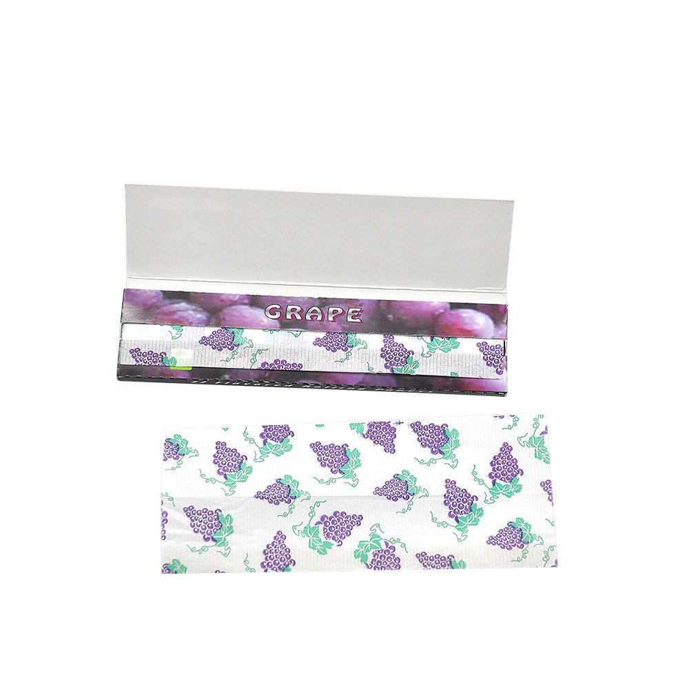 Hornet Kingsize Grape Flavored Rolling Paper Box of 25 Booklets/800 sheets