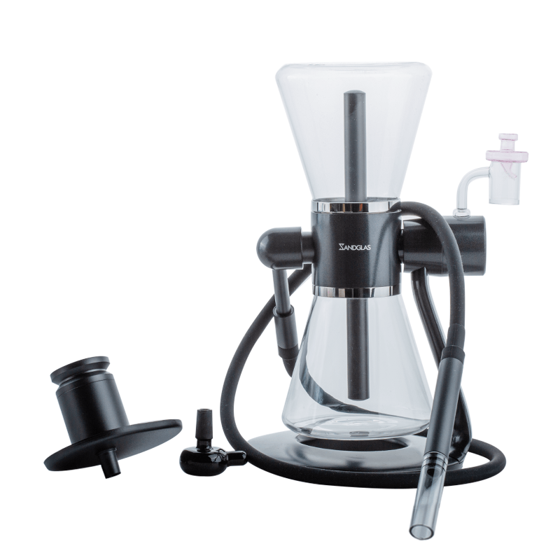 SANDGLAS Gravity Bong w/ Quartz Banger Carb Cap Set