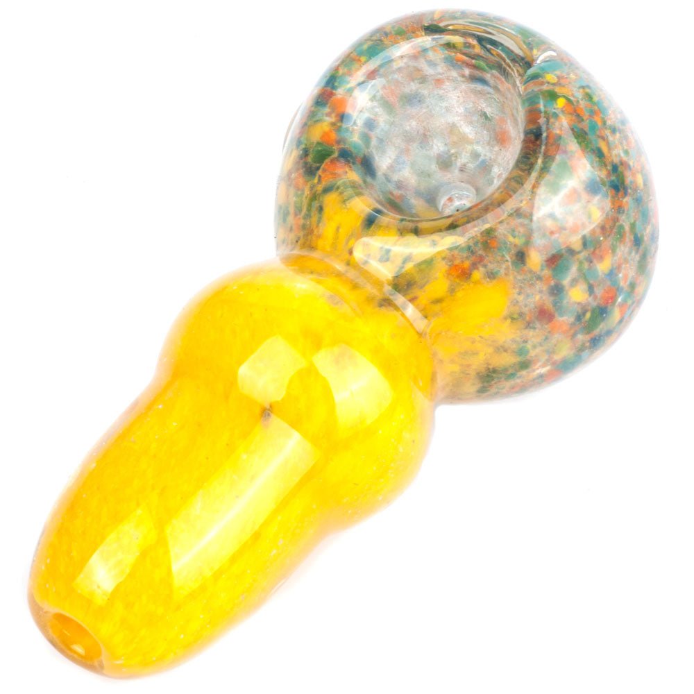 Fritted Pattern Mini Glass Pipe