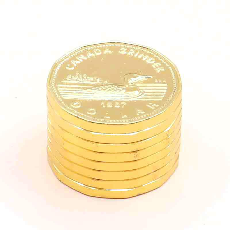 Canadian Dollar Metal Weed Grinder 3 Layer