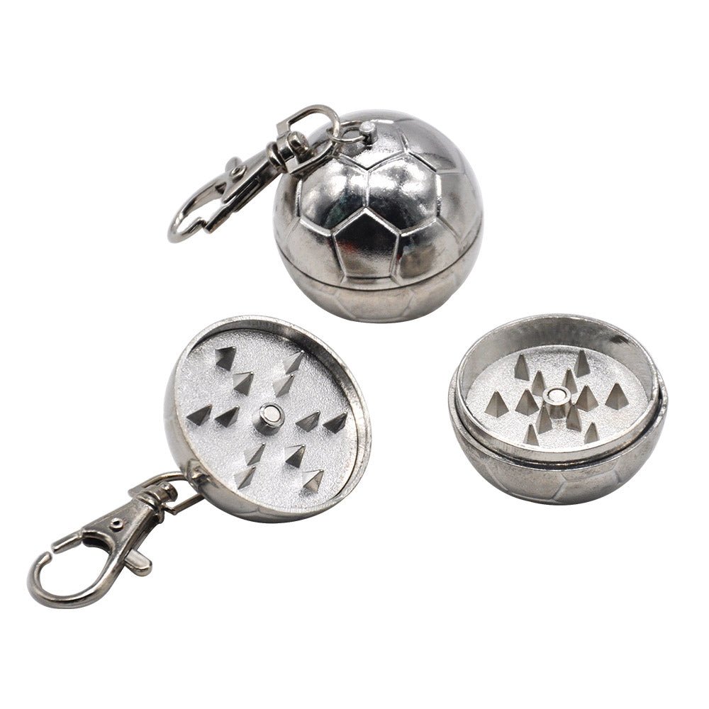 Football Keychain Weed Grinder 2 Layer
