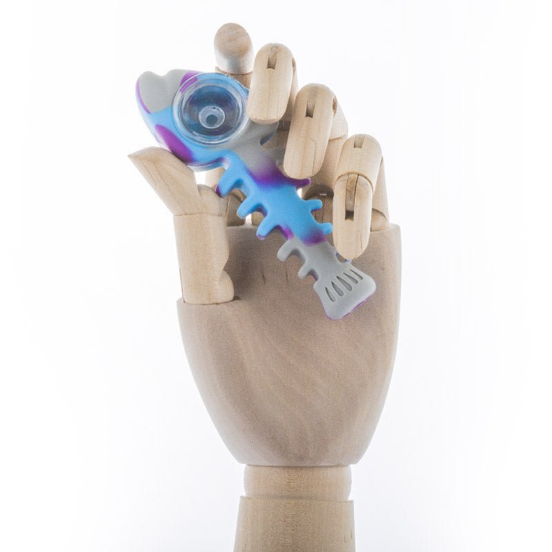 Silicone Fish Bone Pipe (Random Color)