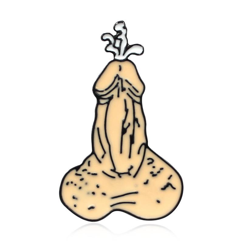 Splooge Penis Enamel Pin