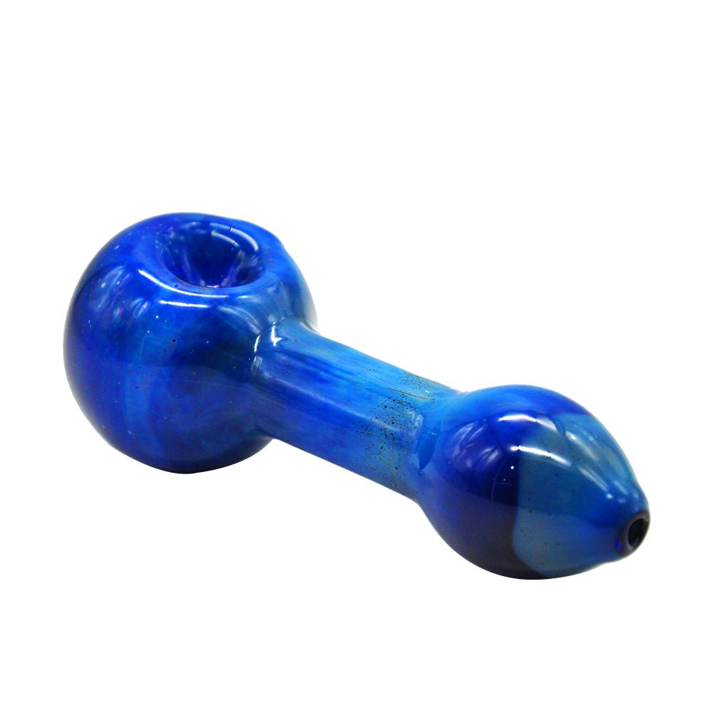 Blue Glass Marijuana Pipe - PuffingBird